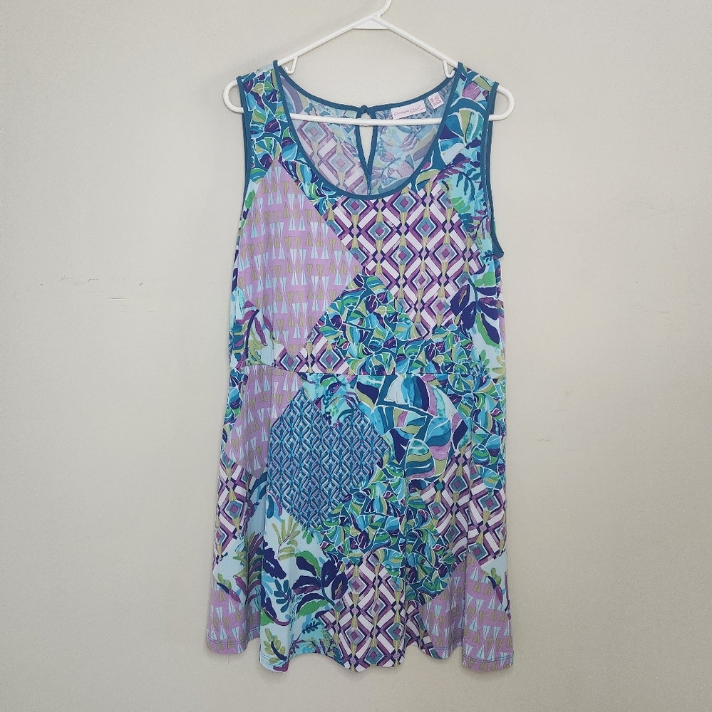 Women's Susan Graver Courtside Social Athletic Dress Sz Petite Large - Picture 2 of 9